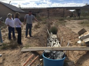 Greenhouse construction site